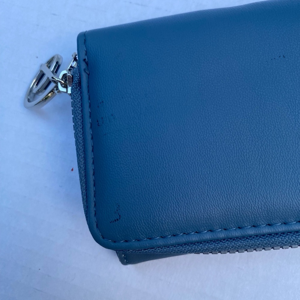 WALLET Blue Modern Bag with Streamlined Design - Picture 9 of 9
